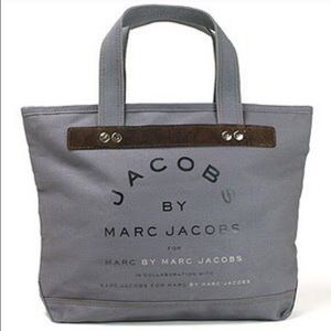 Marc Jacobs Dark Grey Canvas Tote